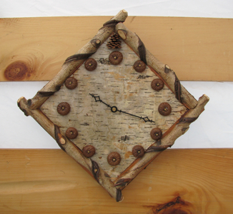 rustic wall clock, rustic wall decor, rustic decor